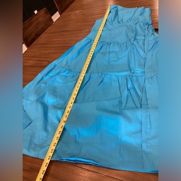 Lilly Pulitzer Lucilyn One Shoulder Maxi Dress NWT 14 tangier teal - Picture 9 of 11